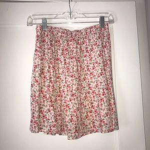 floral skirt